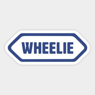 Wheelie Sticker